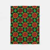 Blumige moderne Boho elegante abstrakte Muster #50 Fleecedecke (Vorderseite)