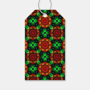 Blumige moderne Boho elegante abstrakte Muster #50 Geschenkanhänger