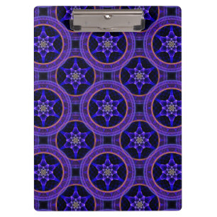 Blumige moderne Boho elegante abstrakte Muster #50 Klemmbrett