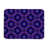 Blumige moderne Boho elegante abstrakte Muster #50 Magnet (Horizontal)
