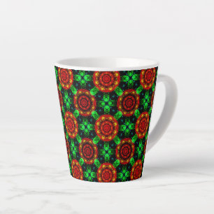 Blumige moderne Boho elegante abstrakte Muster #50 Milchtasse
