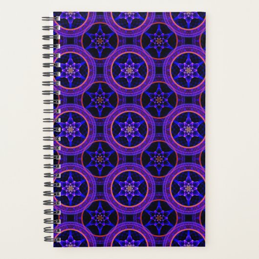 Blumige moderne Boho elegante abstrakte Muster #50 Planer (Vorderseite)