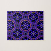 Blumige moderne Boho elegante abstrakte Muster #50 Puzzle (Horizontal)