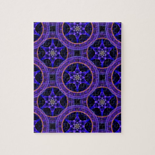 Blumige moderne Boho elegante abstrakte Muster #50 Puzzle (Vertikal)