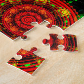 Blumige moderne Boho elegante abstrakte Muster #50 Puzzle (Seite)