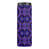 Blumige moderne Boho elegante abstrakte Muster #50 Thermosbecher (Rückseite)