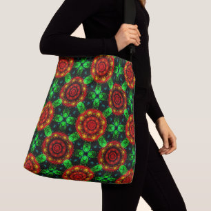 Blumige moderne Boho elegante abstrakte Muster #50 Tragetaschen Mit Langen Trägern