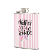 Blumige Mutter-der-Braut-Flasche Flachmann (Links)