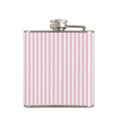 Blumige Mutter-der-Braut-Flasche Flachmann (Rückseite)