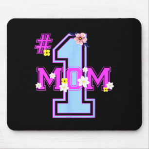 Blumige Mutter Muttertag süße Mama Blume Mousepad