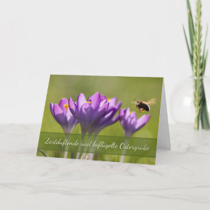 Blumige Ostergrüße für Deine Liebsten! Karte