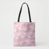 Blumige sanfte rosa Farben Tasche (Vorderseite)