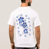 Blumige Schildkröten T-Shirt (Rückseite)