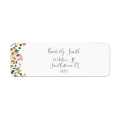 Blumige Schrift (Vorne)