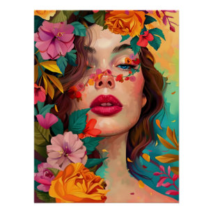 Blumige Träumerei Poster