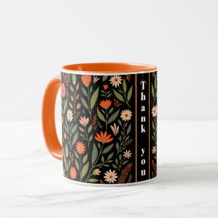 Blumige Vintage Schöne Trendige Kollektion Tasse