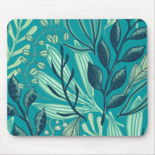 Blumige Vintage-Wasserfarbe Elegant Mousepad