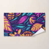 Blumiger Boho-Abstrakt farbenfroh 12 Badhandtuch Set (Handtuch)