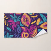 Blumiger Boho-Abstrakt farbenfroh 3 Badhandtuch Set (Handtuch)
