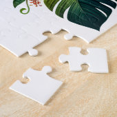 Blumiger Boho-Elefant Puzzle (Seite)