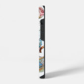Blumiger Boho-Handyhülle iPhone Hülle (Linke Seite)