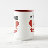 Blumiger Canada Day | Süßes Kanada Tasse (Zentrum)