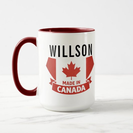 Blumiger Canada Day | Süßes Kanada Tasse (Links)