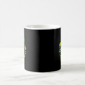 Blumiger erster Frühlingstag Erdtag Hallo Frühling Kaffeetasse (Mittel)