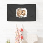 Blumiger Golden Retriever Sublimation Banner (Insitu)