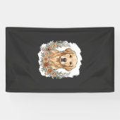 Blumiger Golden Retriever Sublimation Banner (Horizontal)