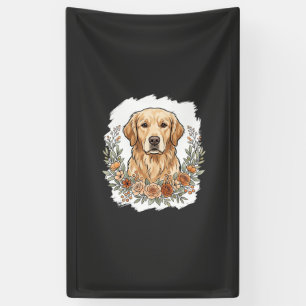 Blumiger Golden Retriever Sublimation Banner