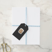 Blumiger Golden Retriever Sublimation Geschenkanhänger (Mit Garn)