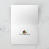 Blumiger Gruß Karte (Innenseite)