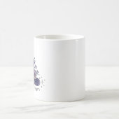 Blumiger Hexenhut, sich hextisch fühlen Kaffeetasse (Mittel)