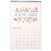 Blumiger Mädchen-Planer Kalender (Jan 2027)