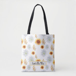 Blumiger Rückkehr-in-die-Schule-Stil Tasche