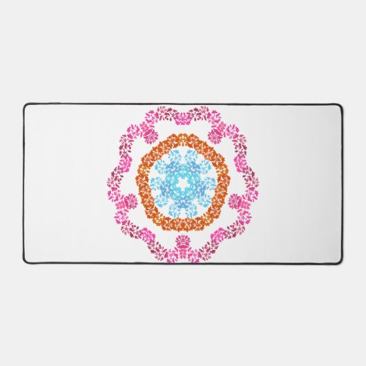 Blumiger Schreibtischunterlage (Vorderseite)