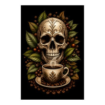 Blumiger Totenkopf Gothic Vintage Grafik T-Shirt