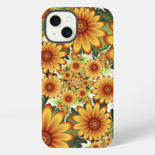 Blumiger Traum, moderne abstrakte Blumen-Fraktal-K iPhone 13 Hülle