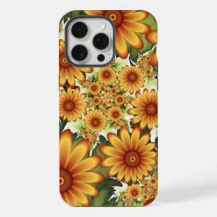 Blumiger Traum, moderne abstrakte Blumen-Fraktal-K iPhone 15 Pro Max Hülle