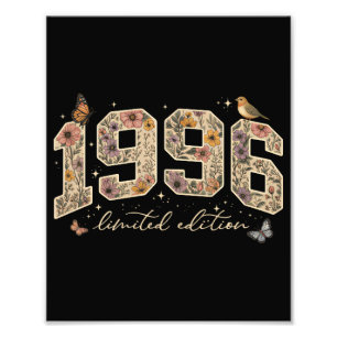 Blumiges 30. Geburtstags-Limited-Edition 1996 Fotodruck