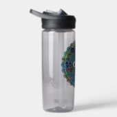 Blumiges Blau Trinkflasche (Rechts)