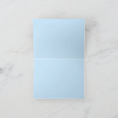 Blumiges Blaues Dankeschön (Innenseite)