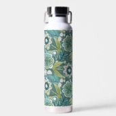 Blumiges Boho-Botanikmuster Trinkflasche (Vorne)