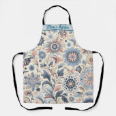 Blumiges Boho-Design – Lebendiger Boho-Stil Schürze (Vorderseite)