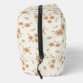 Blumiges Boho-Wildblumen-Neutralname Beige Waschbeutel (Rechts)