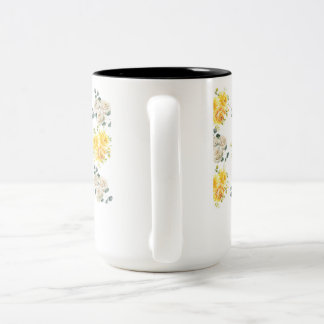 Blumiges Cottagecore, anpassbare Rosen Tasse