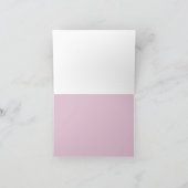 Blumiges Danke Elegant Modern Schlicht Modern (Innenseite)