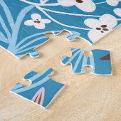 Blumiges Ditzy: Vintage Frühlingsdesign. Puzzle (Seite)