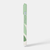 Blumiges glänzendes Handyhülle iPhone 15 Hülle (Linke Seite)